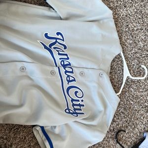 Grey Kansas City Royals Jersey